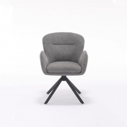 Clara Swivel Dining Chair Grey